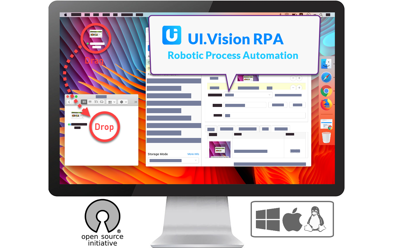 Ui.Vision RPA 浏览器自动化工具 - 截图 1