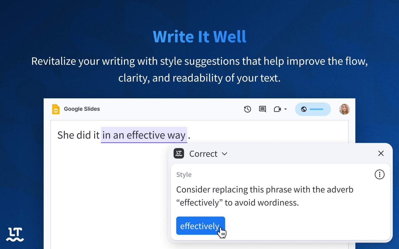 AI Grammar Checker & Paraphraser – LanguageTool - 截图 1