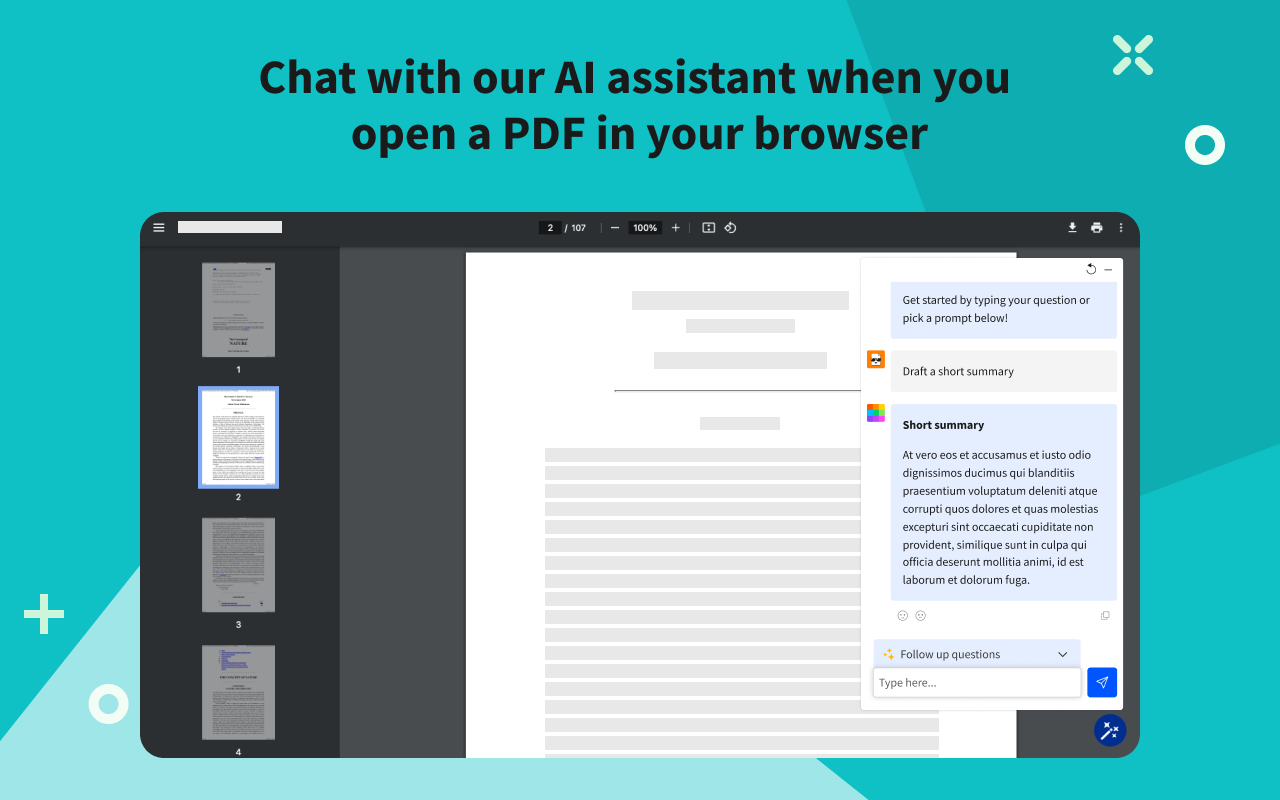 Smallpdf - 编辑、转换、压缩 PDF 文件并 AI 生成 PDF 摘要 - 截图 1
