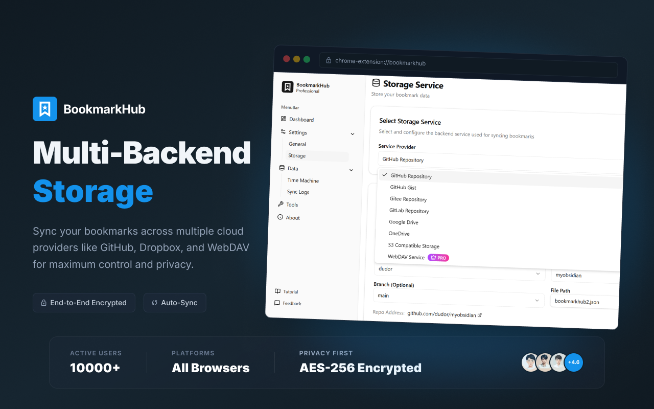 BookmarkHub - 书签同步 - 截图 3