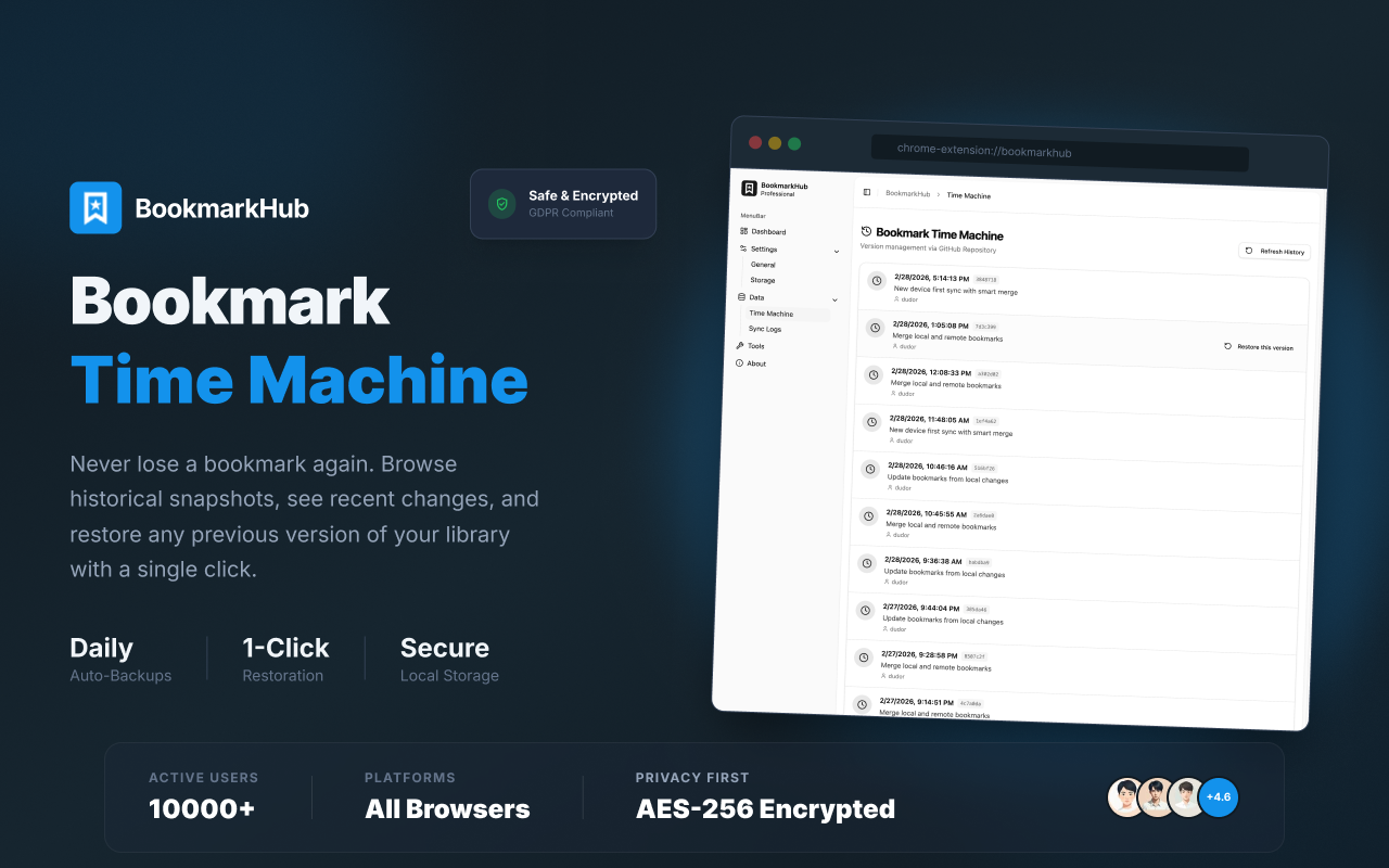 BookmarkHub - 书签同步 - 截图 4