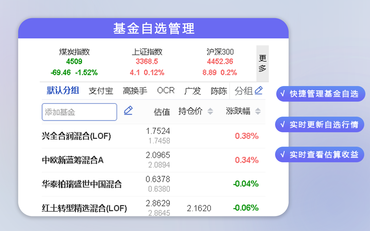 股票基金管家 - 上班盯盘助手 - 截图 2