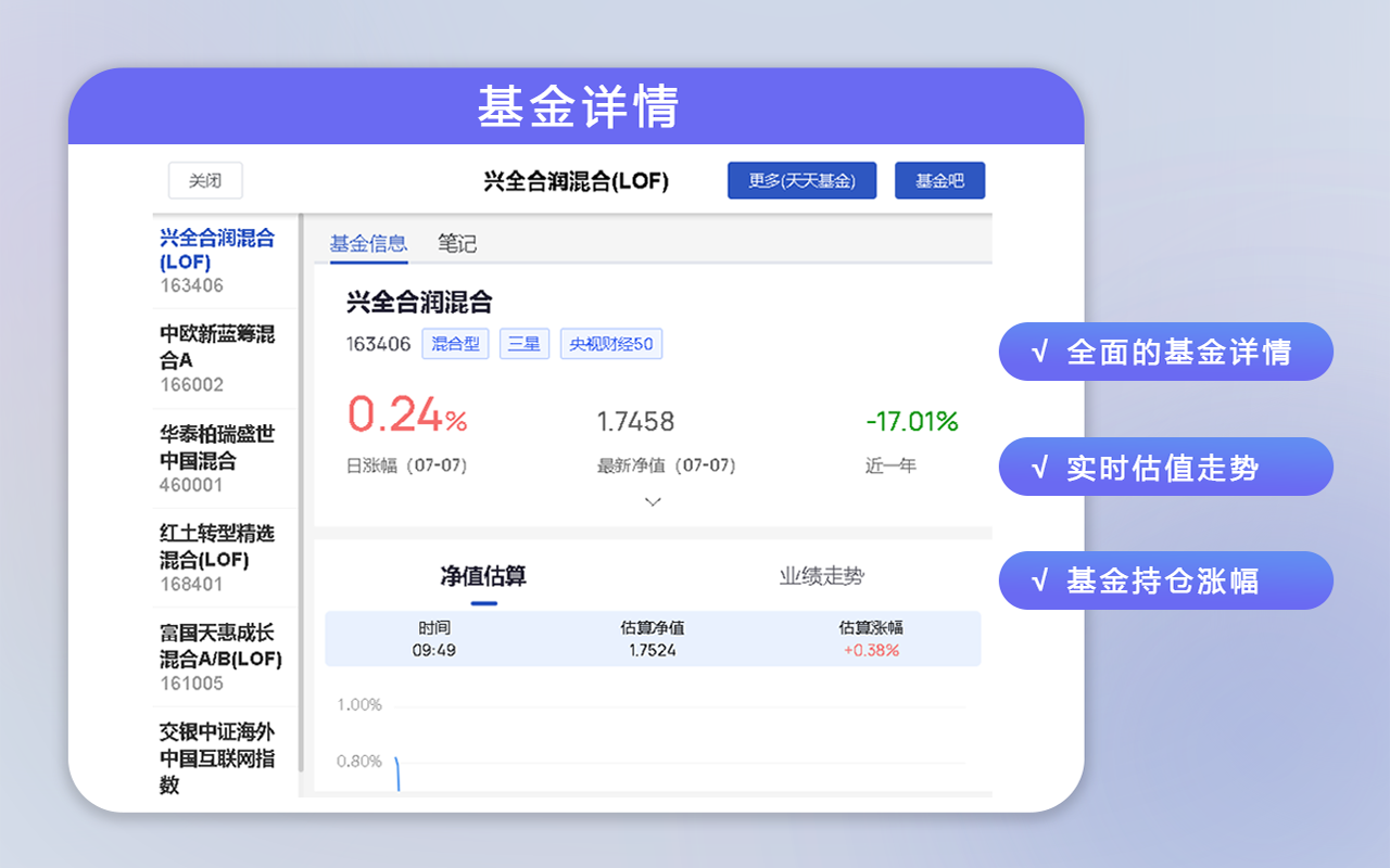 股票基金管家 - 上班盯盘助手 - 截图 5