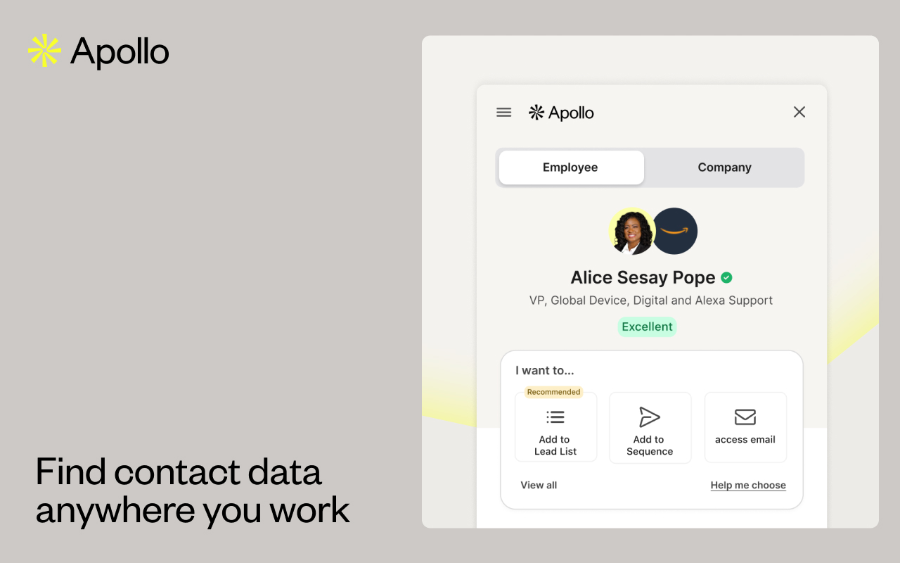 Apollo.io: Free B2B Phone Number & Email Finder - 截图 2