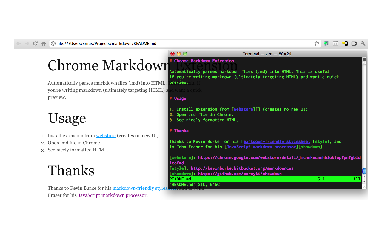Markdown Preview Plus - 截图 1