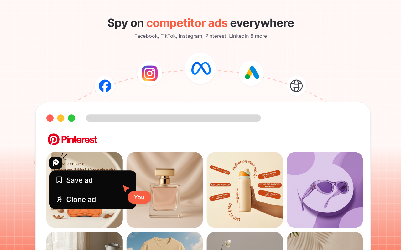 Promer: Save, Clone & Create AI Ad Creatives - 截图 2