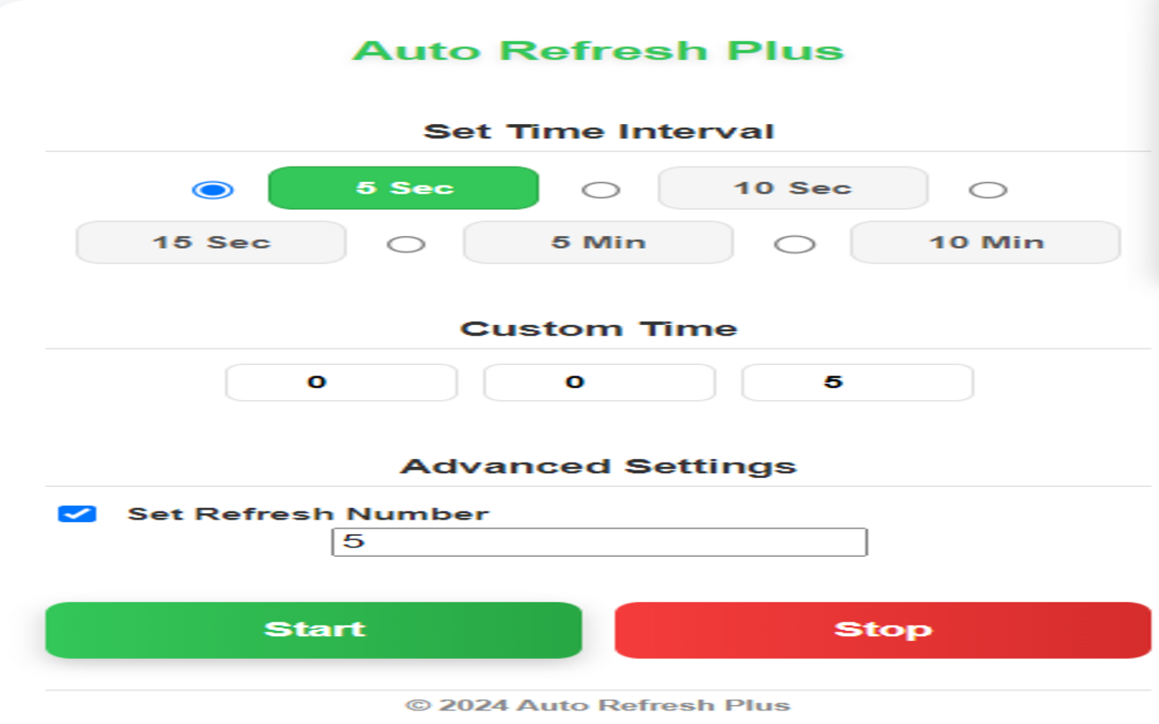 Auto Refresh Plus - 截图 1