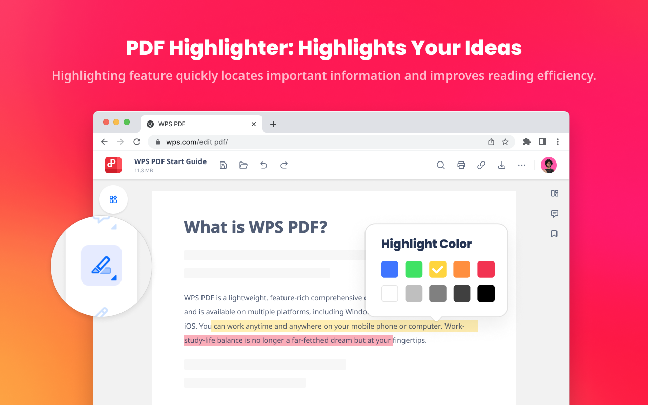 WPS PDF-轻松阅读、编辑、填写表单、转换PDF,并使用AI与PDF问答和互动 - 截图 1