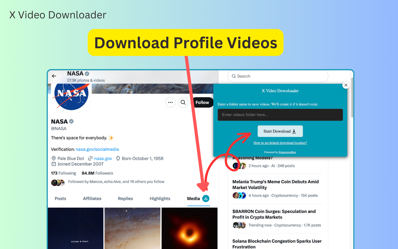 X 视频下载器 – Twitter 视频下载器 - 截图 3