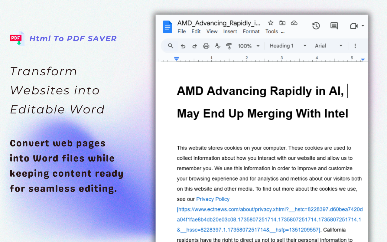Web2PDF - HTML转PDF转换器 - 截图 3