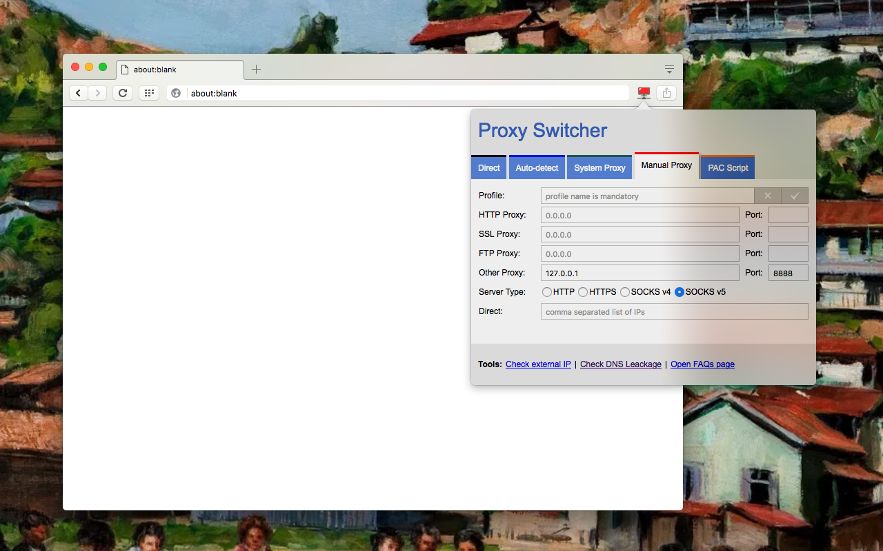 Proxy Switcher and Manager - 截图 1