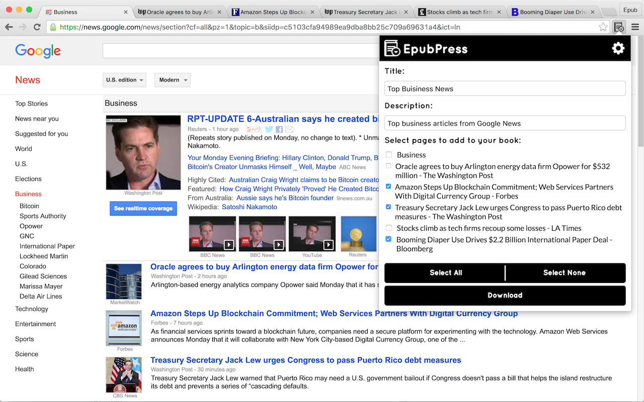 EpubPress - Read the web offline - 截图 3