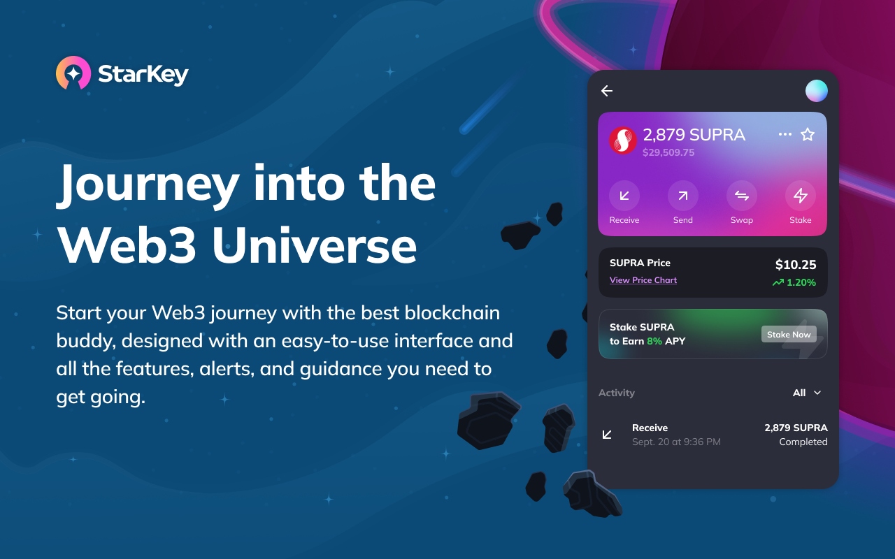 StarKey Wallet - The official wallet for Supra - 截图 5