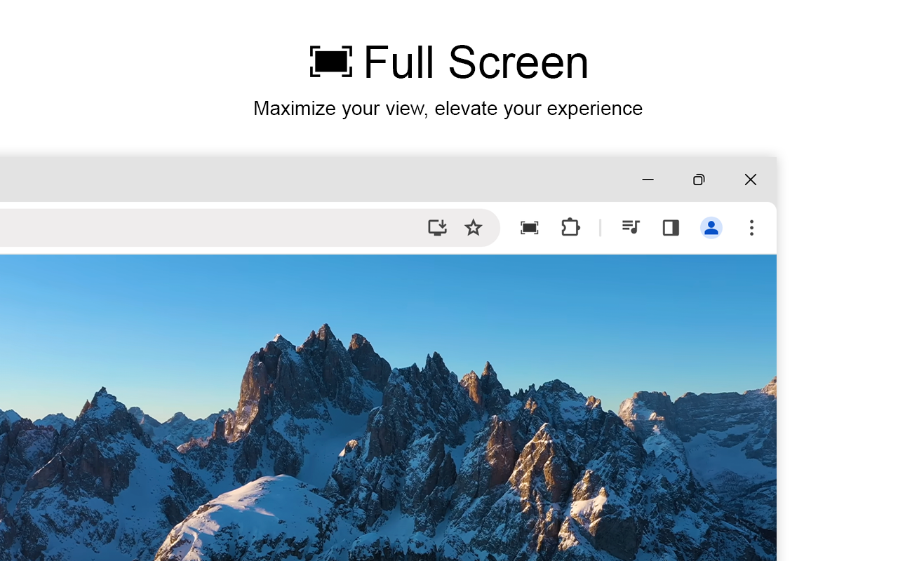 Full Screen for Google Chrome - 截图 3