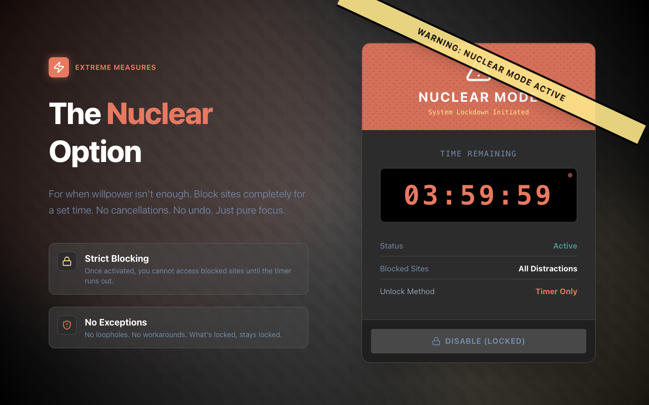 StayFocusd – Website Blocker & Focus Timer & Shorts Blocker - 截图 4