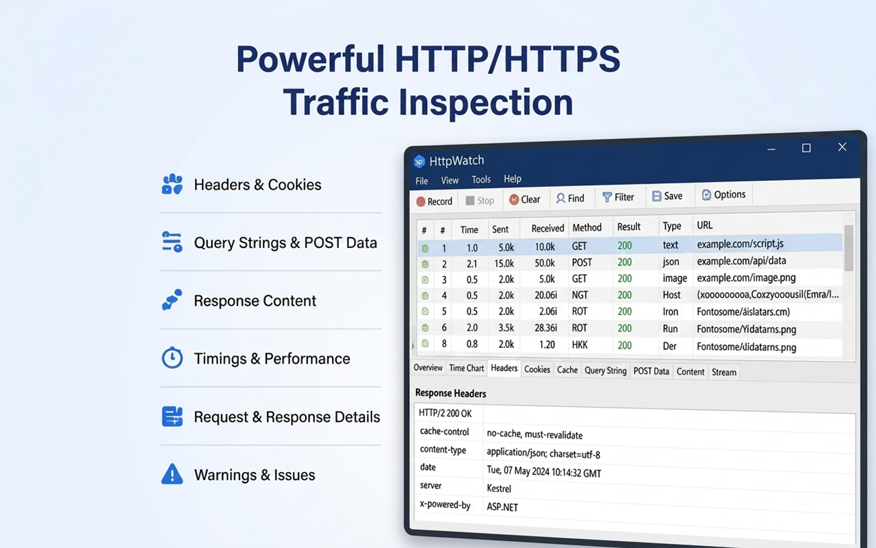 HttpWatch: HTTP Debugger - 截图 1