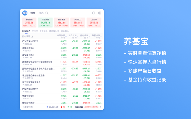 养基宝 - 实时查看基金收益 - 截图 3