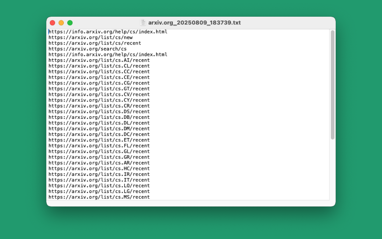Link Klipper - Extract all links - 截图 5