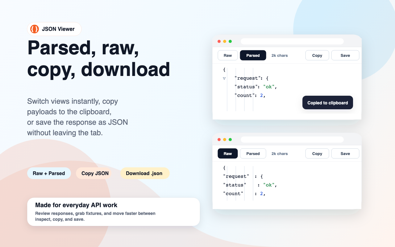 JSON Viewer - 截图 1