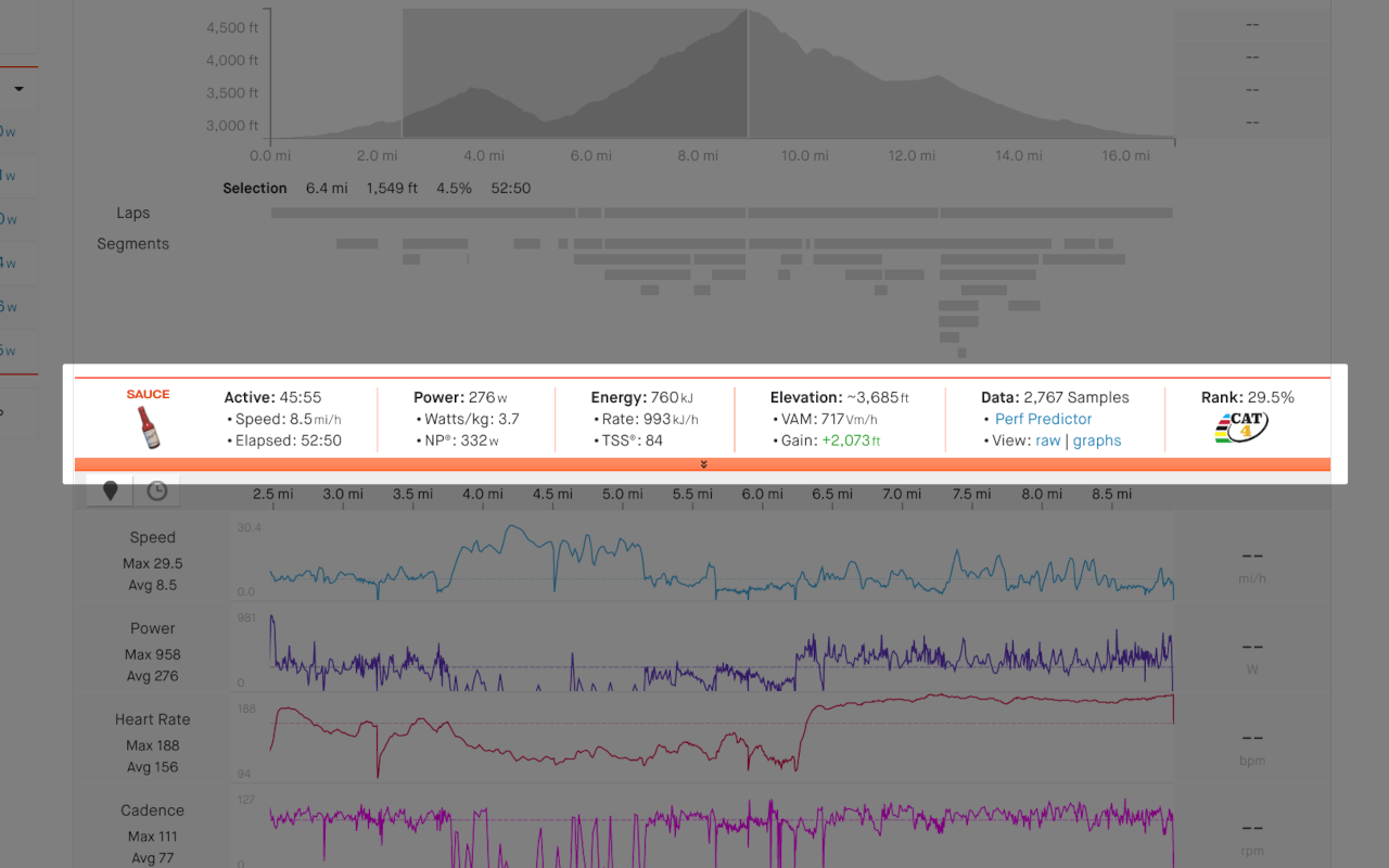 Sauce for Strava™ - 截图 5