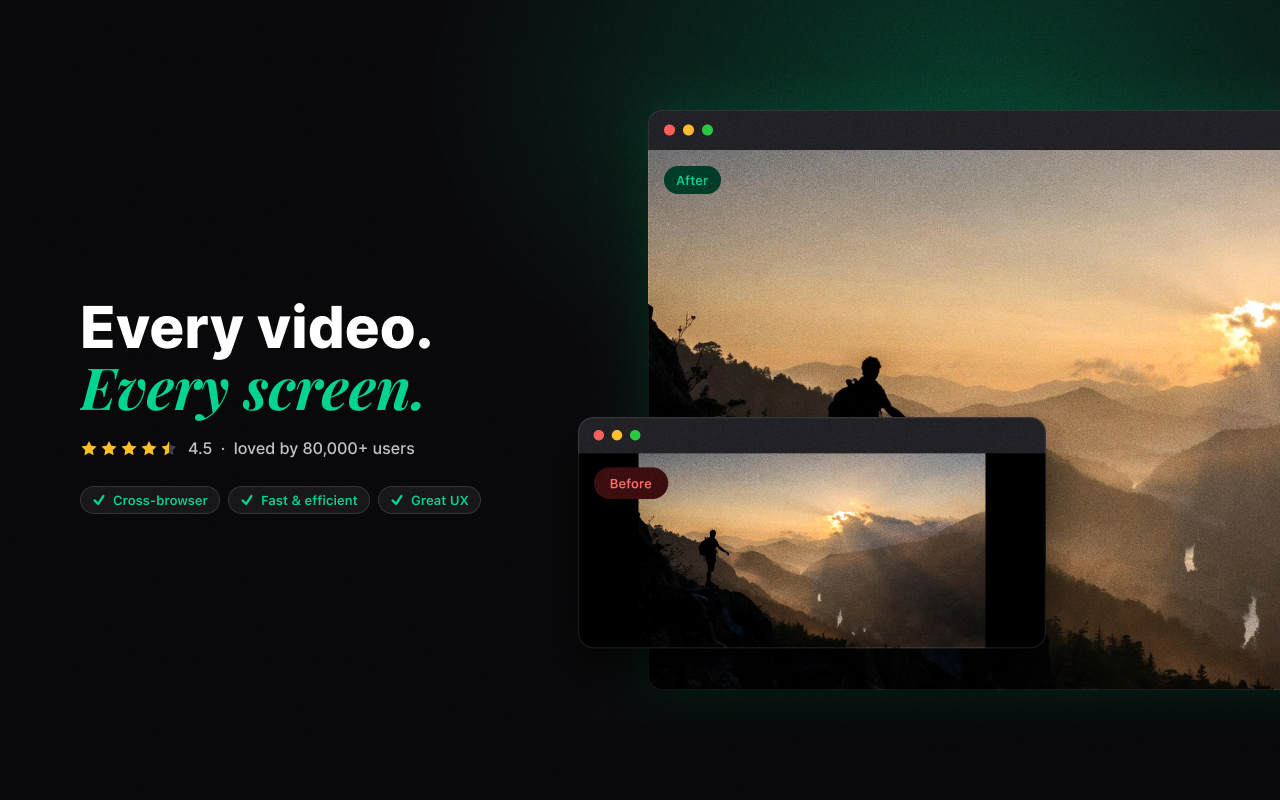 UltraWideo – 去除黑边,让任何视频填满你的屏幕 - 截图 5
