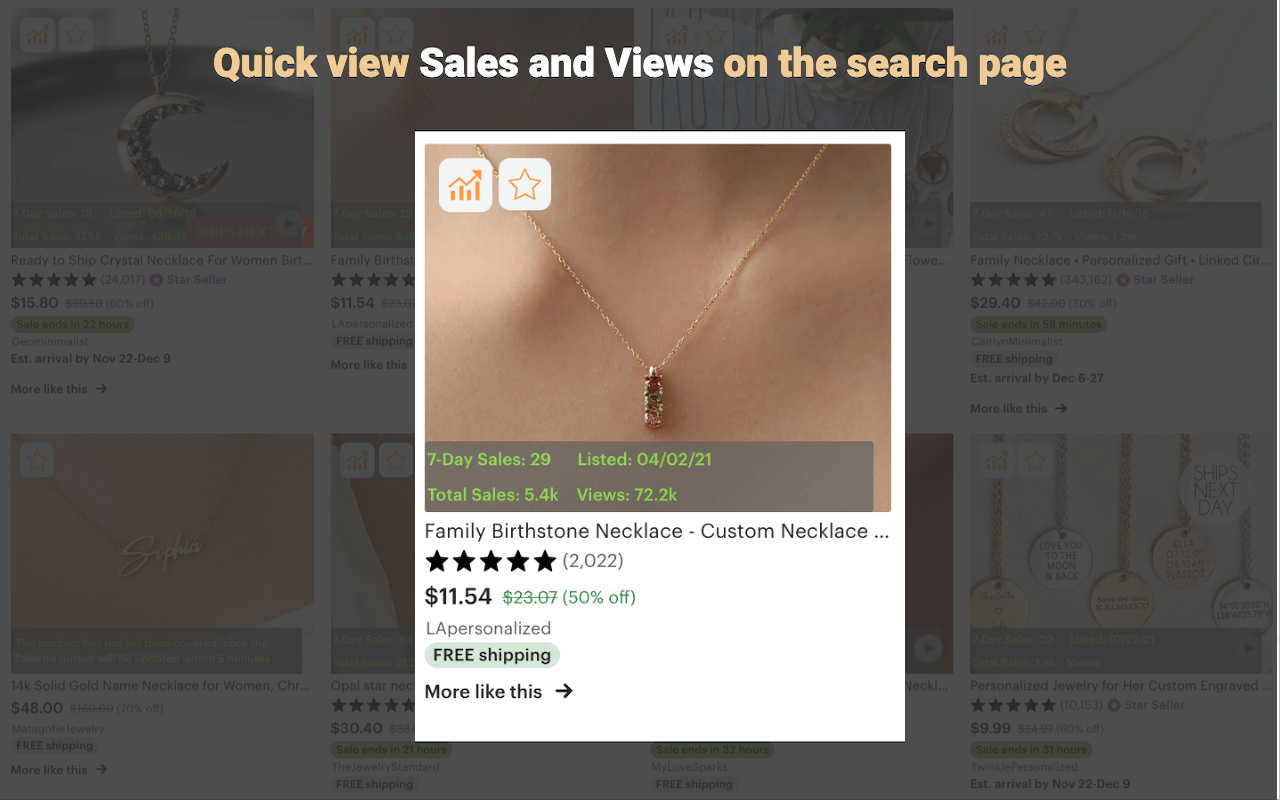 EHunt - Etsy™ Rank Tool - 截图 5