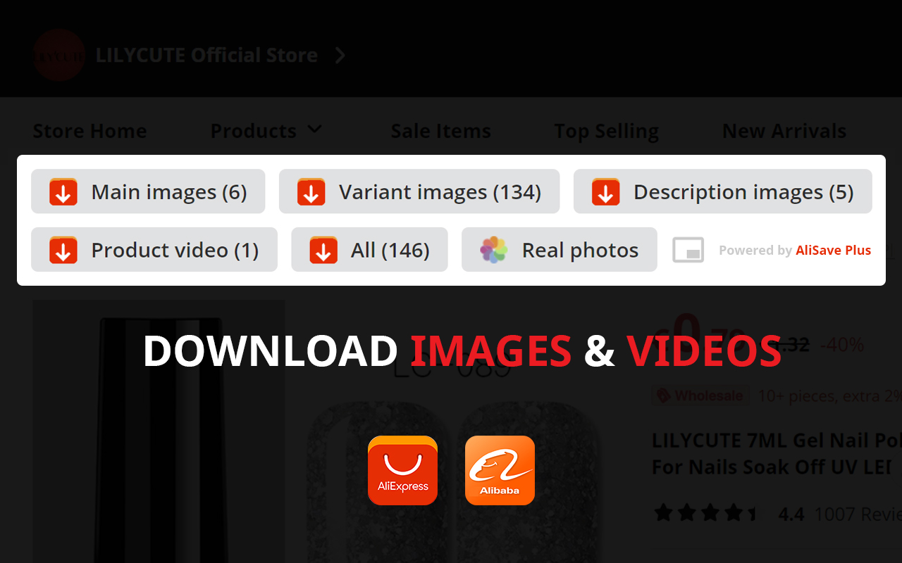 AliSave Plus - Download AliExpress Images - 截图 3