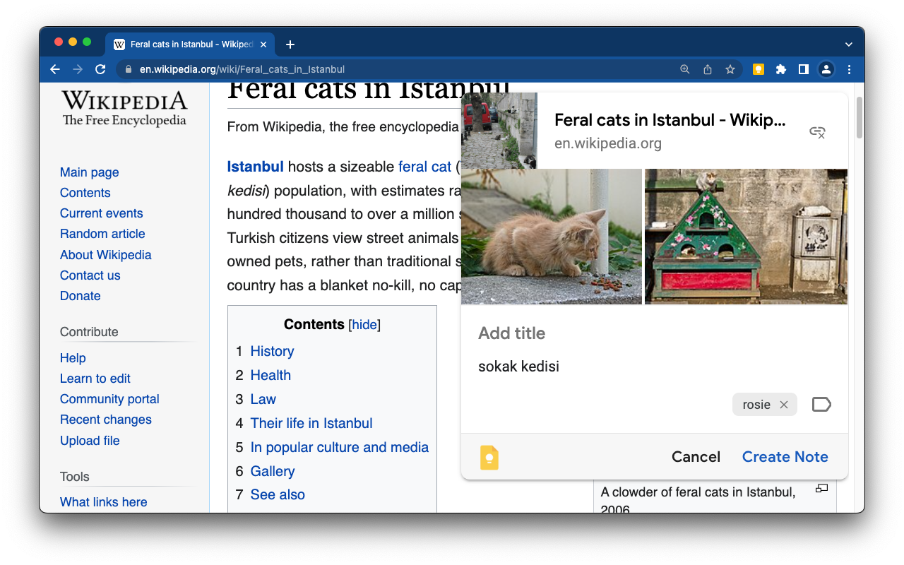 Google Keep Chrome 扩展程序 - 截图 3