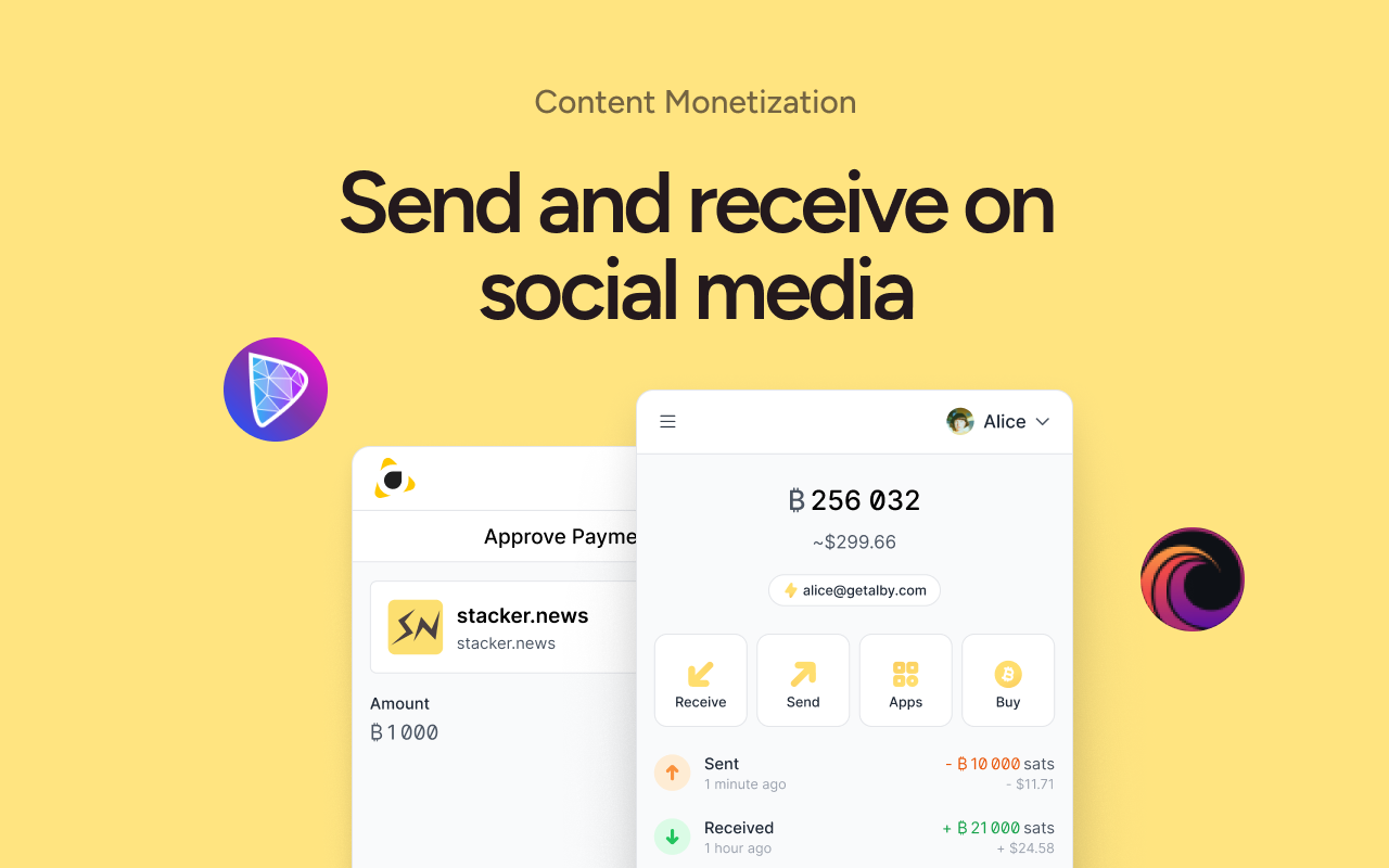 Alby - Bitcoin Wallet for Lightning & Nostr - 截图 4