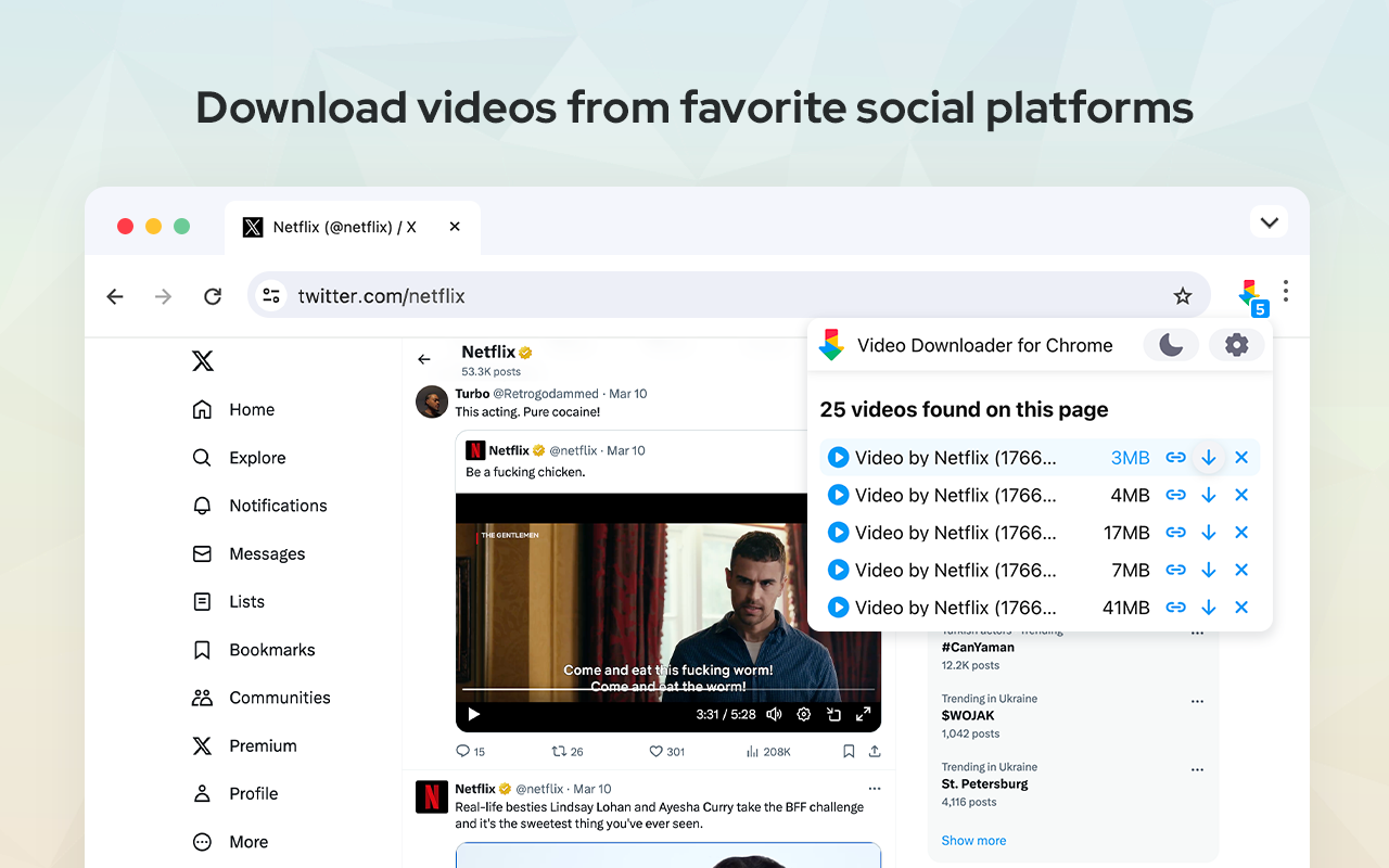 Video Downloader - 截图 3