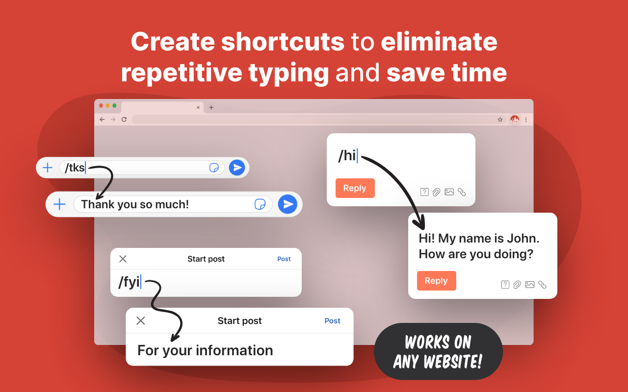 Text Blaze: Templates and Snippets - 截图 2