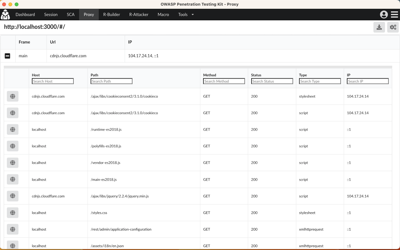 OWASP Penetration Testing Kit - 截图 5