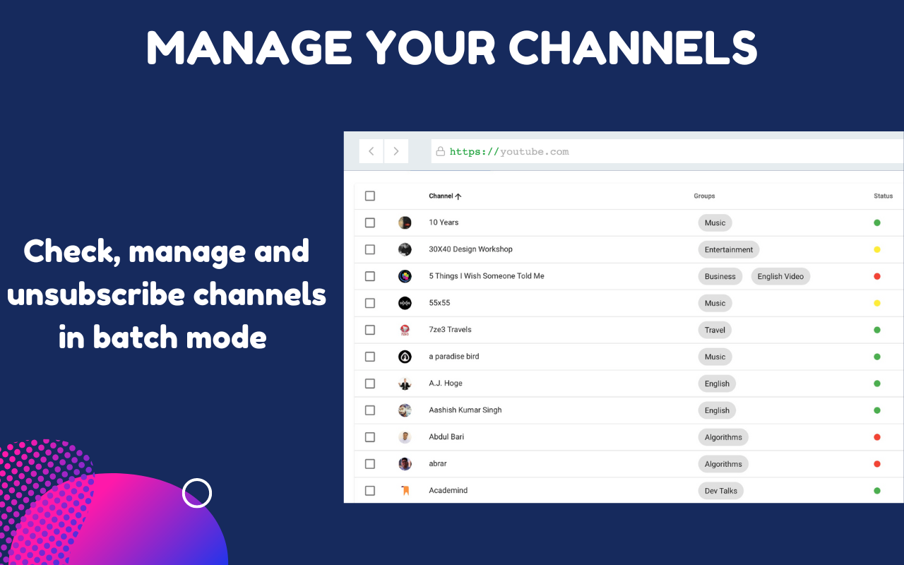 PocketTube: Youtube Subscription Manager - 截图 2