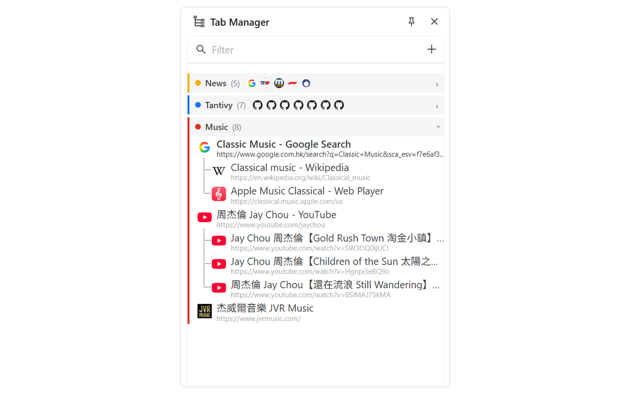 Tree Style Tab - 截图 3