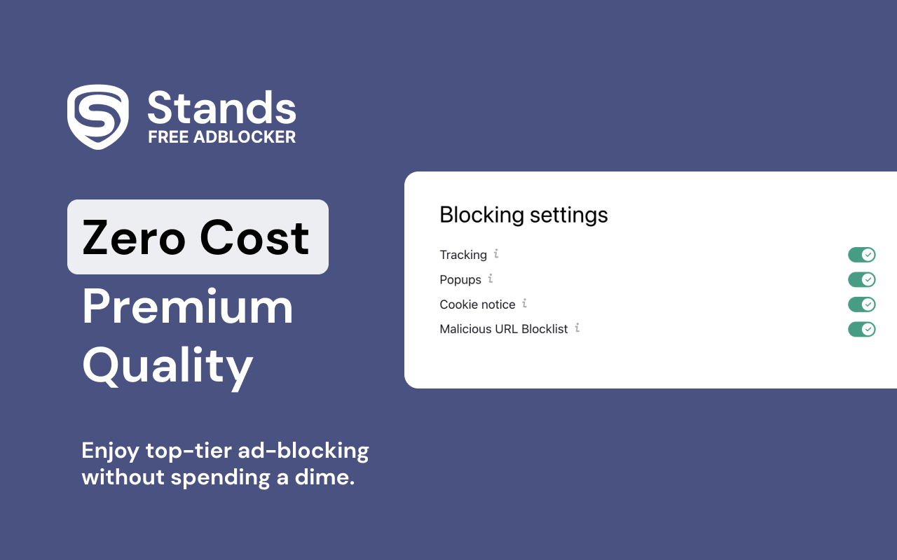 Ad Blocker: Stands AdBlocker - 截图 1