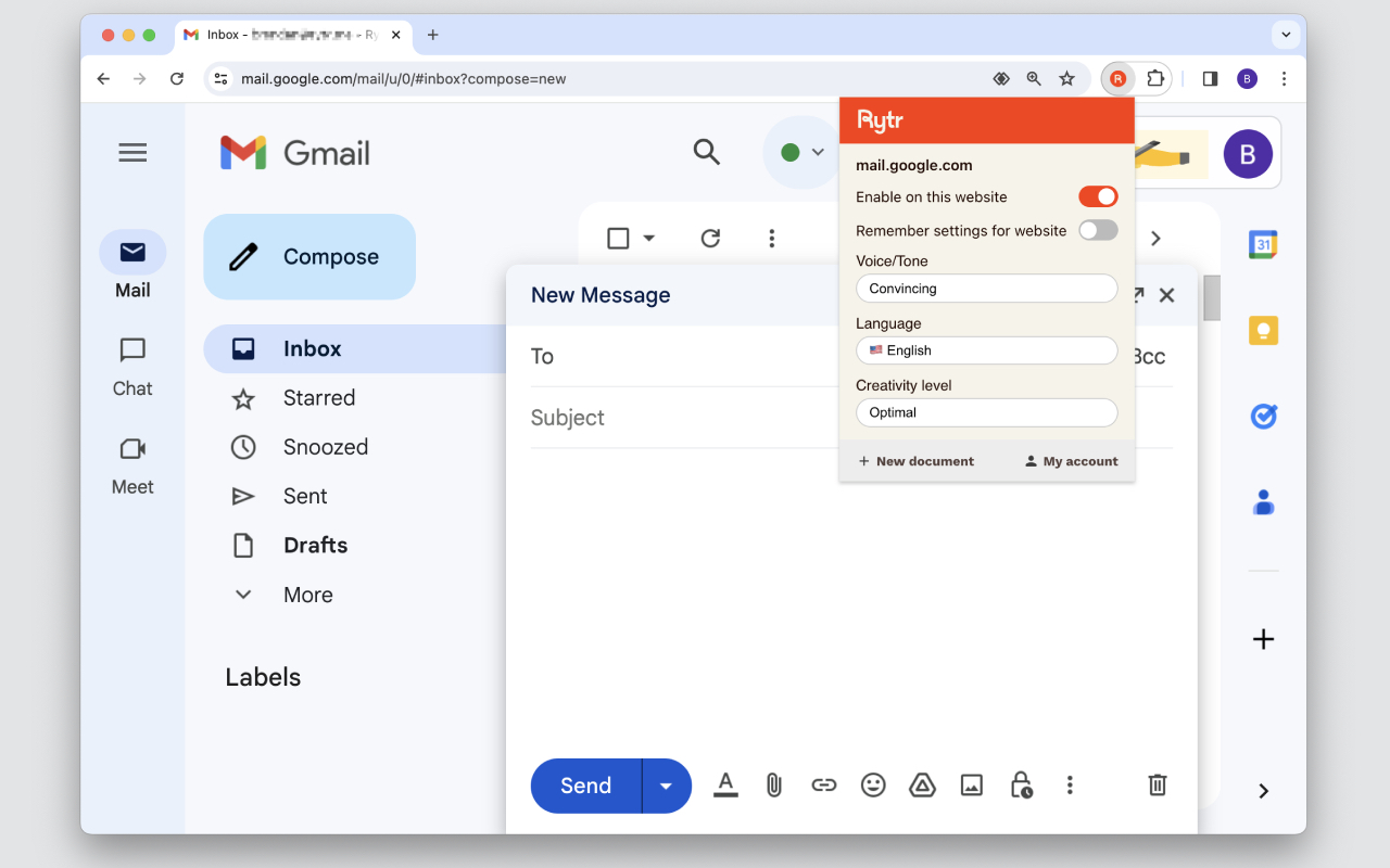 Rytr - AI powered writing assistant - 截图 3