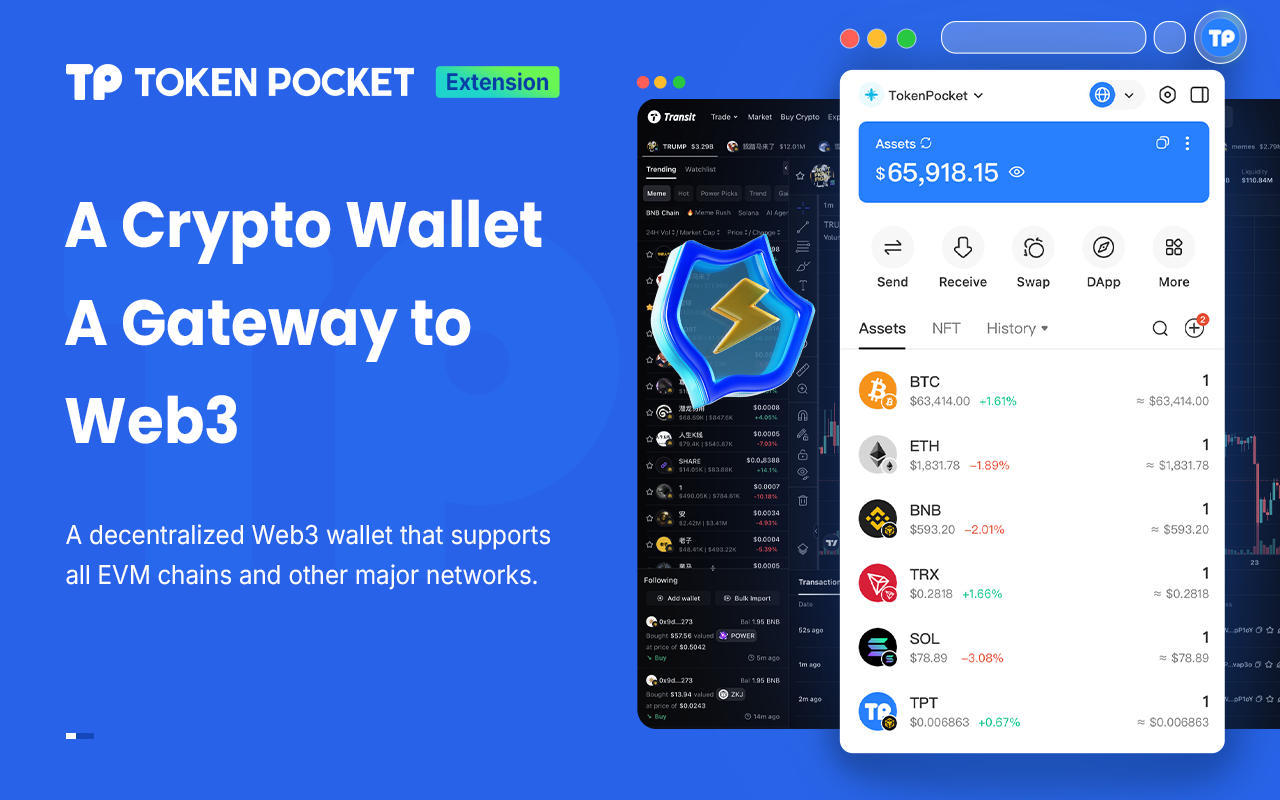 TokenPocket - Web3 & Crypto 钱包 - 截图 1