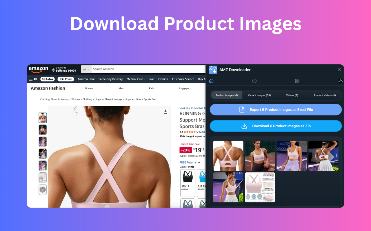 AMZ Downloader - Amazon Videos and Images Downloader - 截图 1