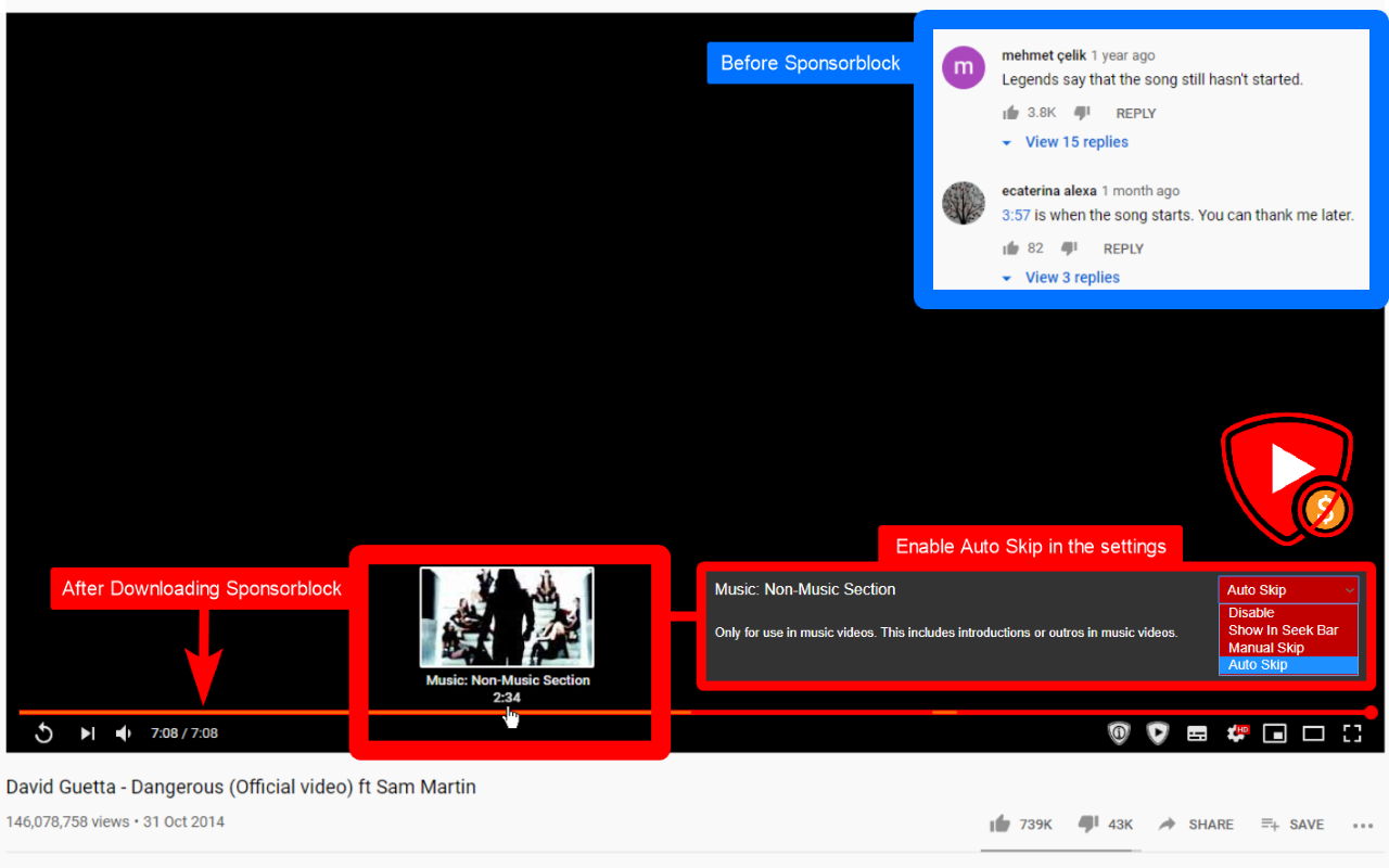 SponsorBlock for YouTube - 跳过赞助商广告 - 截图 2