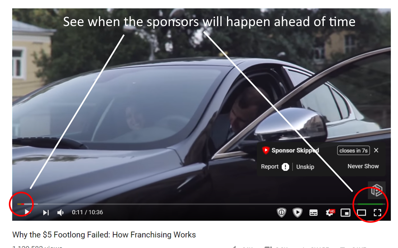 SponsorBlock for YouTube - 跳过赞助商广告 - 截图 3