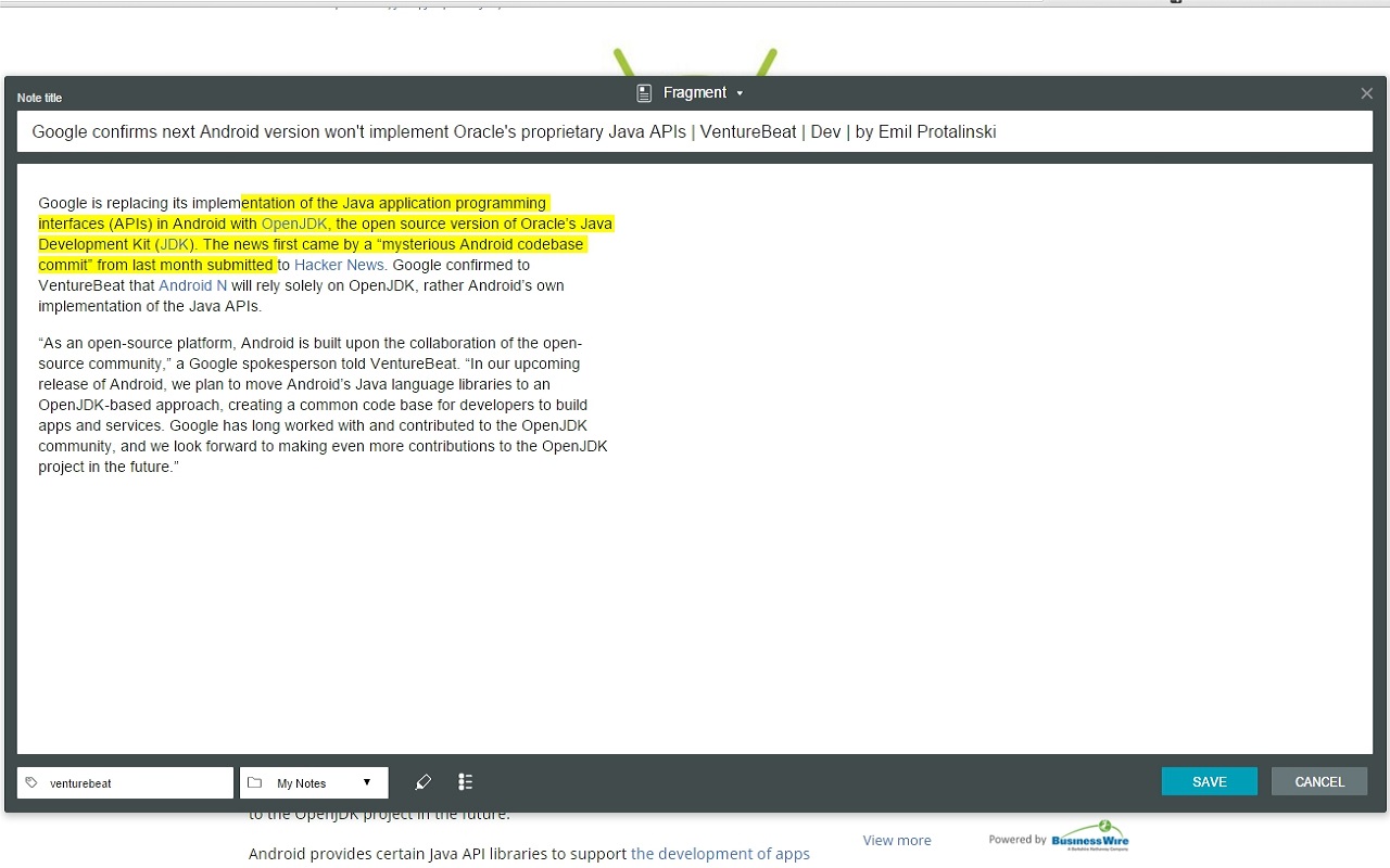 Web Clipper (Nimbus) - 截图 4