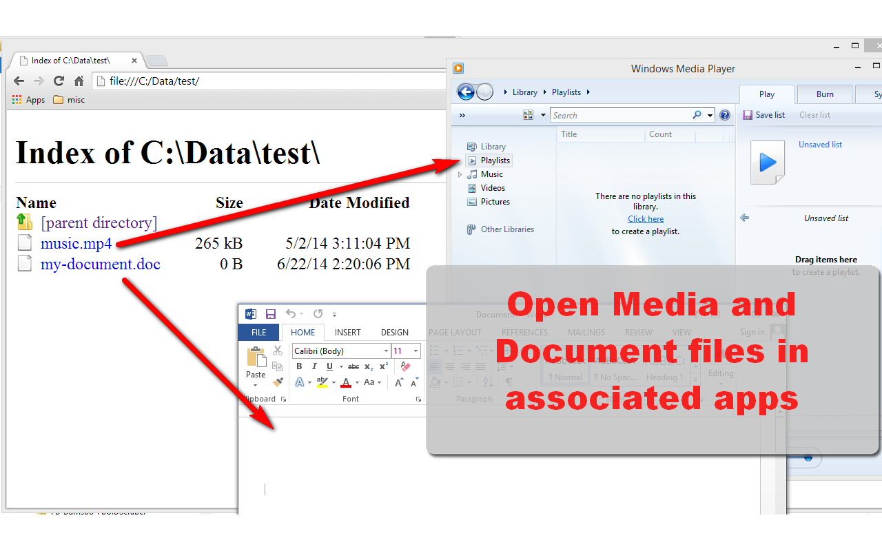 Local Explorer - Open File Links in Chrome - 截图 4