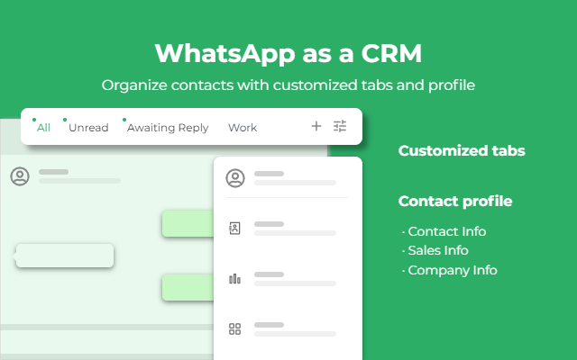 WAPlus CRM - 集成 AI 的 WhatsApp 助手工具 - 截图 1