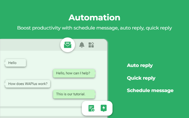 WAPlus CRM - 集成 AI 的 WhatsApp 助手工具 - 截图 4