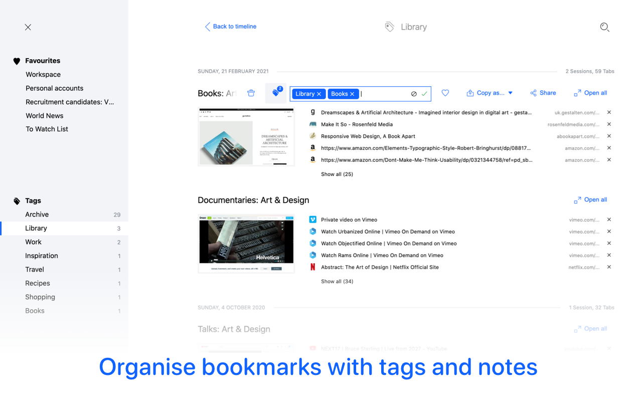 TABLERONE tab manager - 截图 1