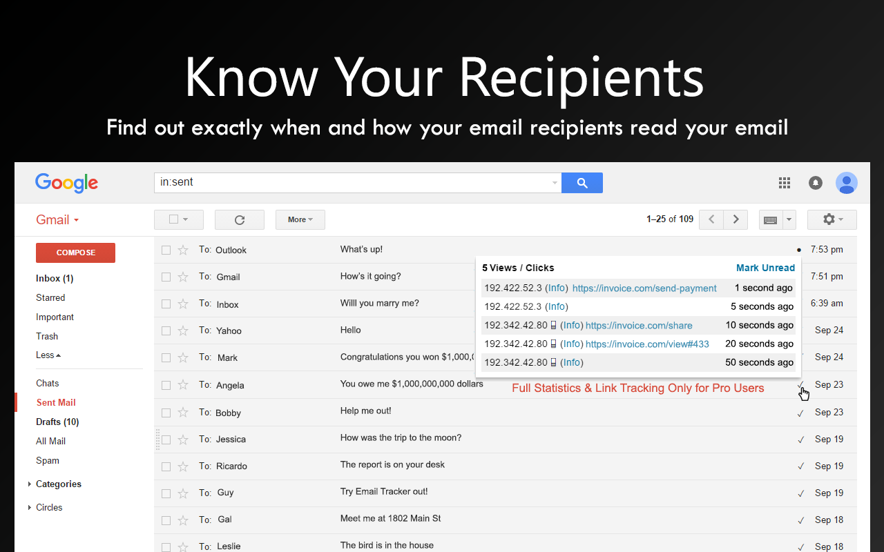 Email Tracker + Pixelblock Detector & Blocker - 截图 2
