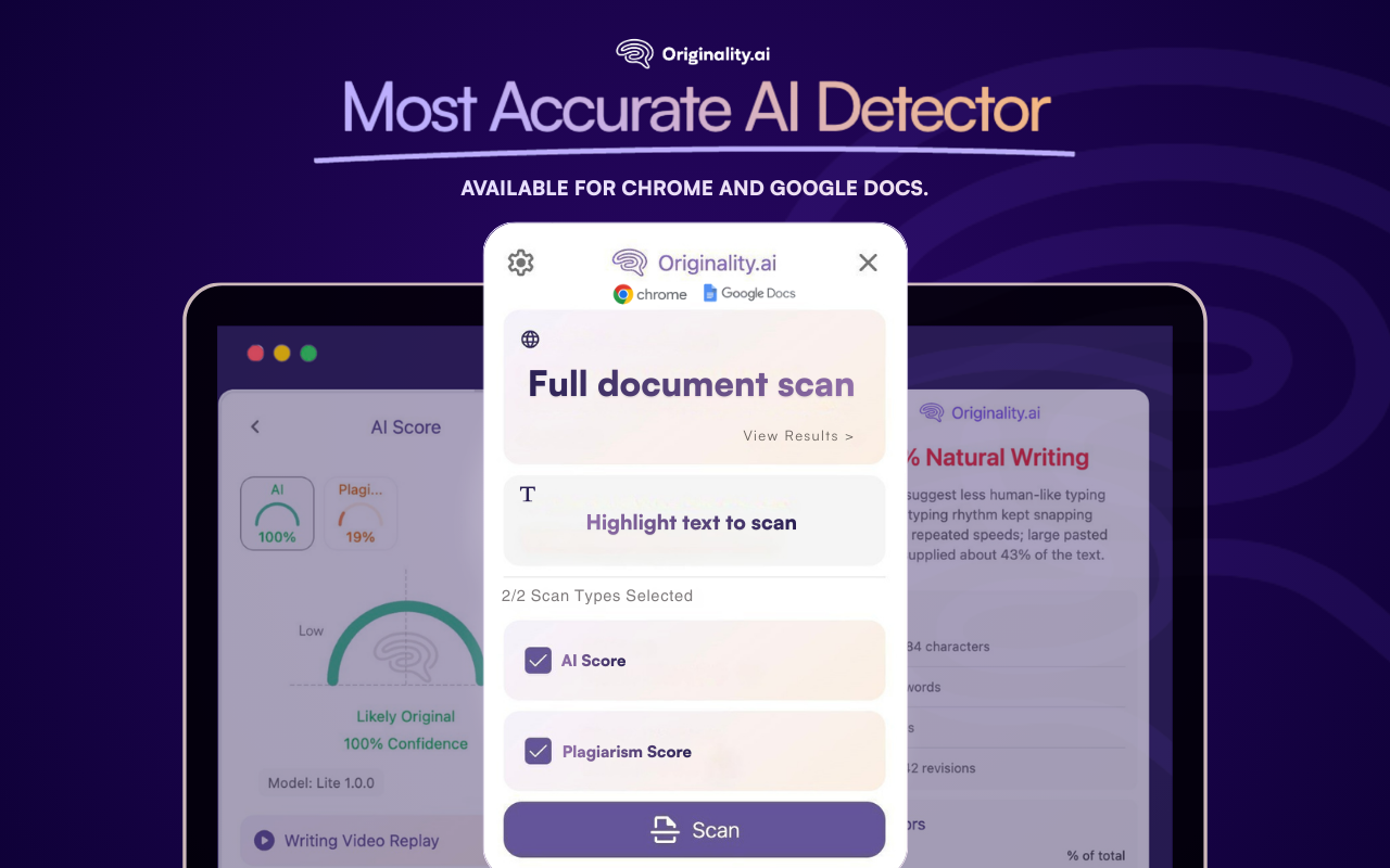 AI Detector and Human Writing Report - Originality.ai - 截图 4