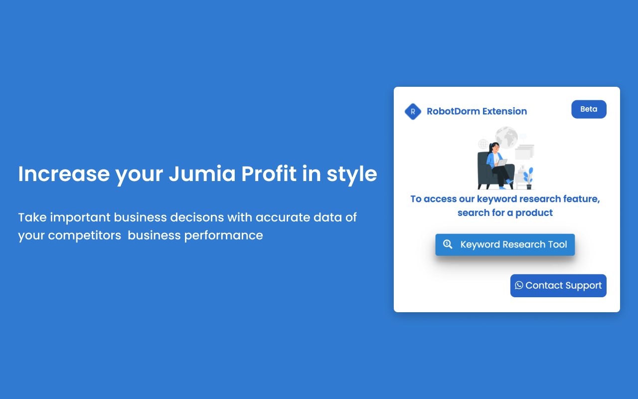 Robotdorm Jumia Keyword Tool - For Best Selling Products on Jumia - 截图 2