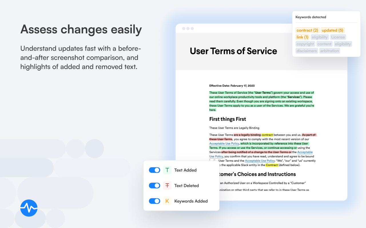 Visualping: Website change detection, monitoring and alerts - 截图 3