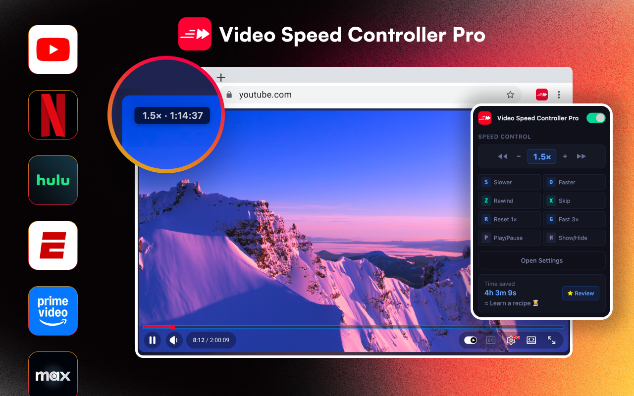 Video Speed Controller Pro - 视频速度控制器 - 截图 2